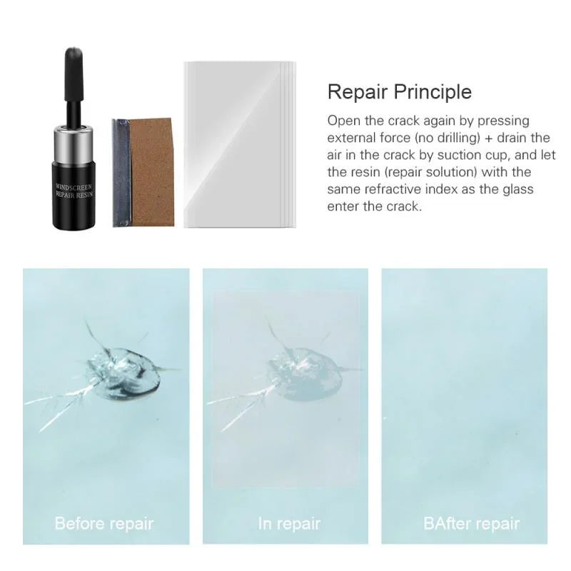 Instant Car Glass Repair Kit