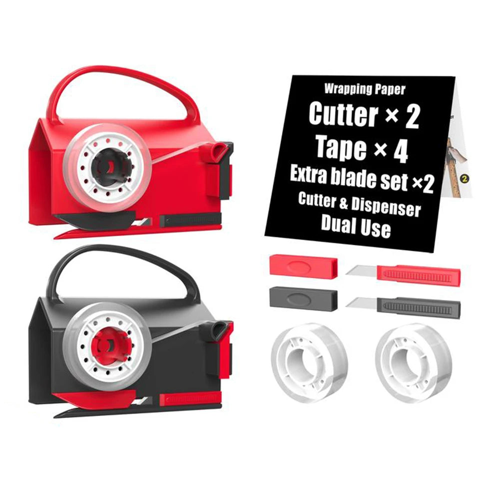 Gift Wrap Cutter & Tape Dispenser