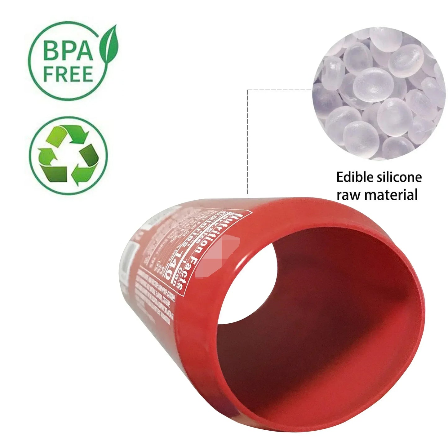 Silicone Beer Can Cover Sleeves