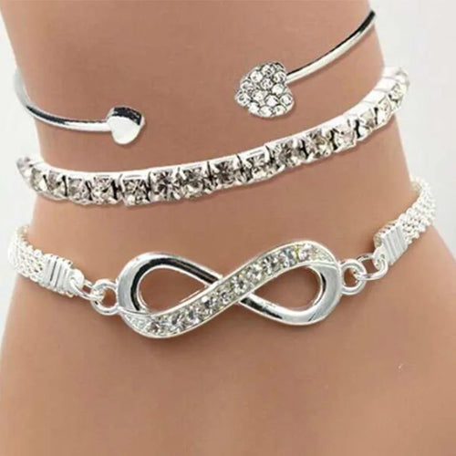 Crystal Heart Bracelet
