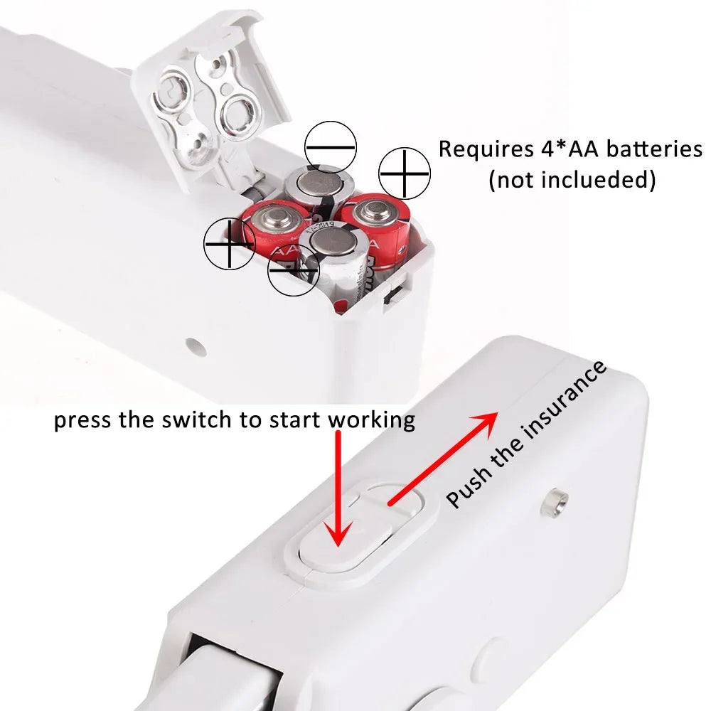 RapidThread™ Portable Handheld Sewing Machine