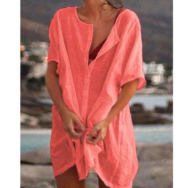 Retro Summer Cotton Dress