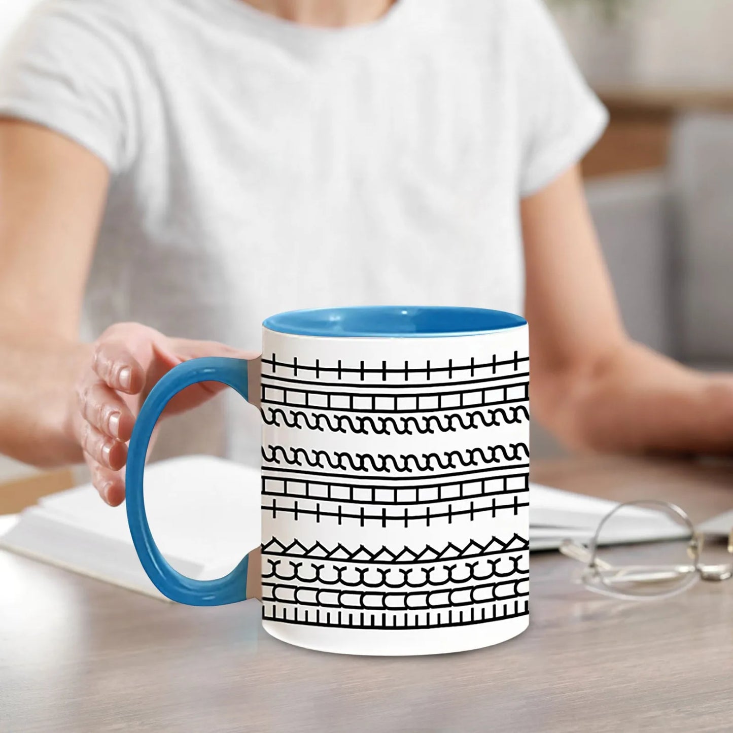 Hidden Message Funny Ceramic Coffee Mugs