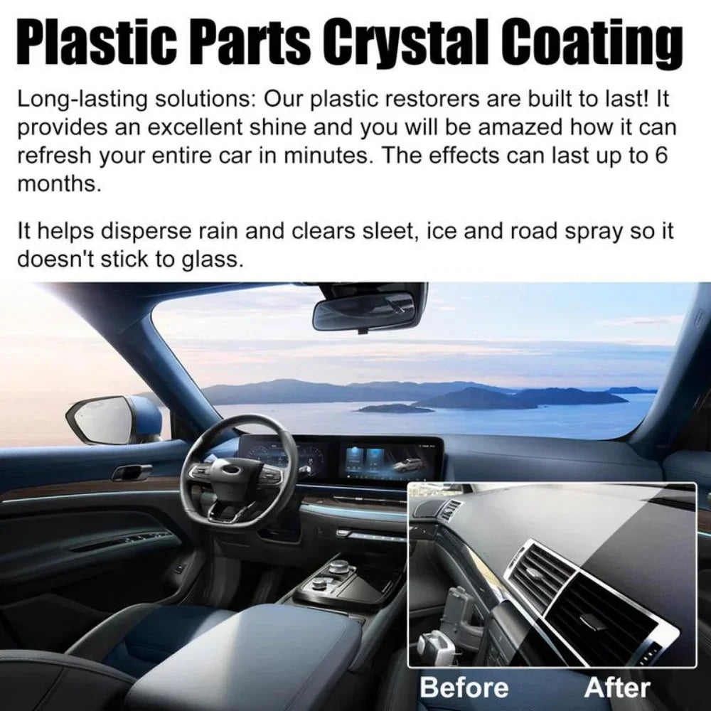 Ultimate Plastic Shine Restorer + Sponge