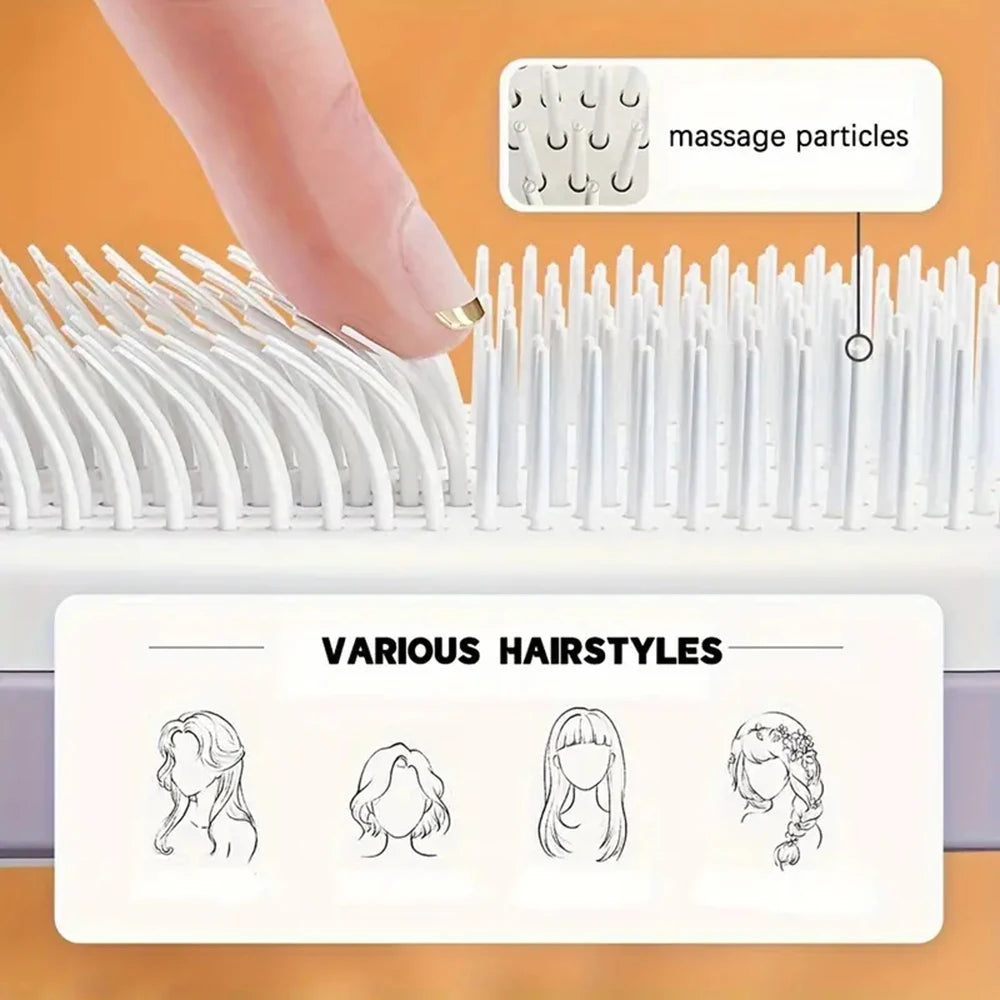Self Cleaning HairBrush