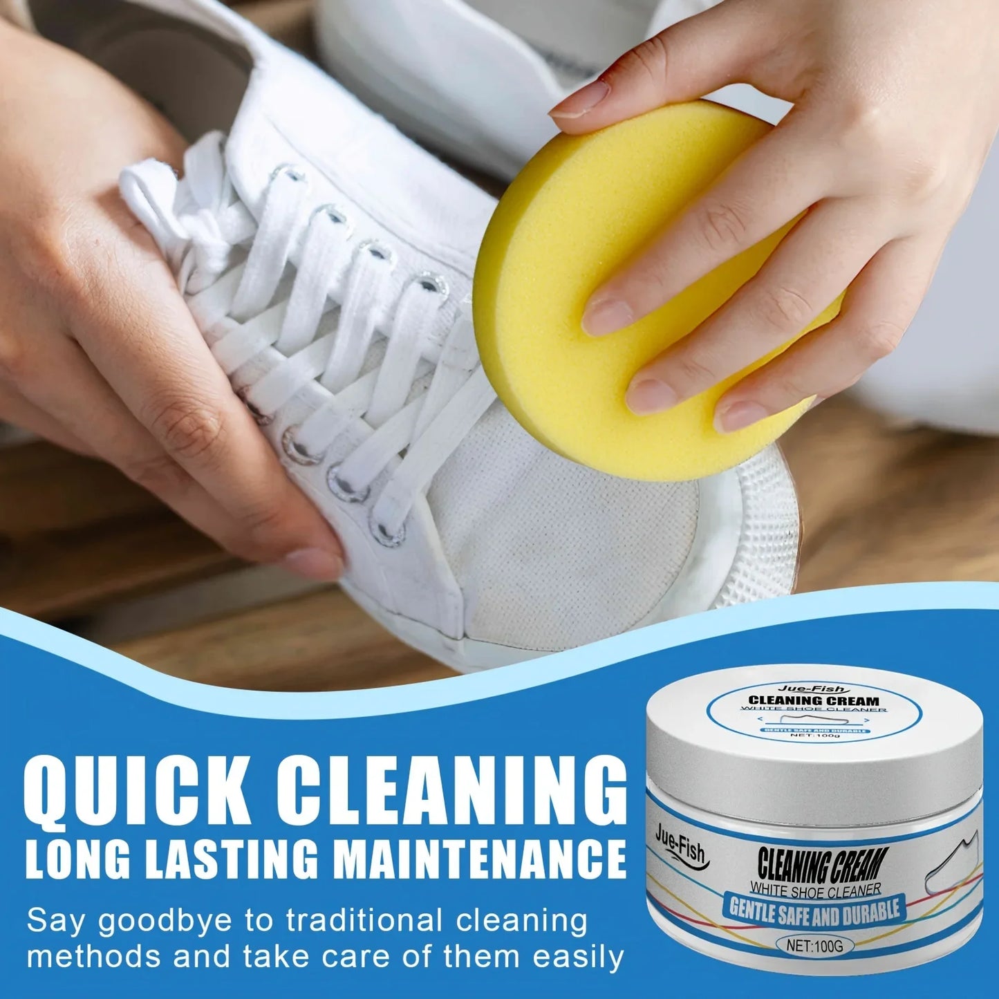 Cleaning Cream for White Shoes