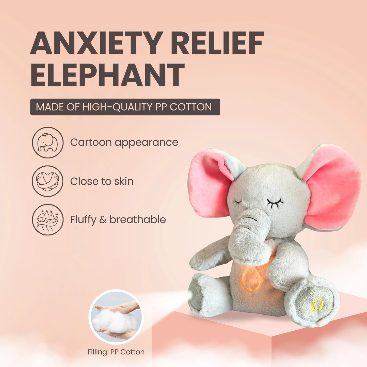 Soothing Breathing Plush Companion
