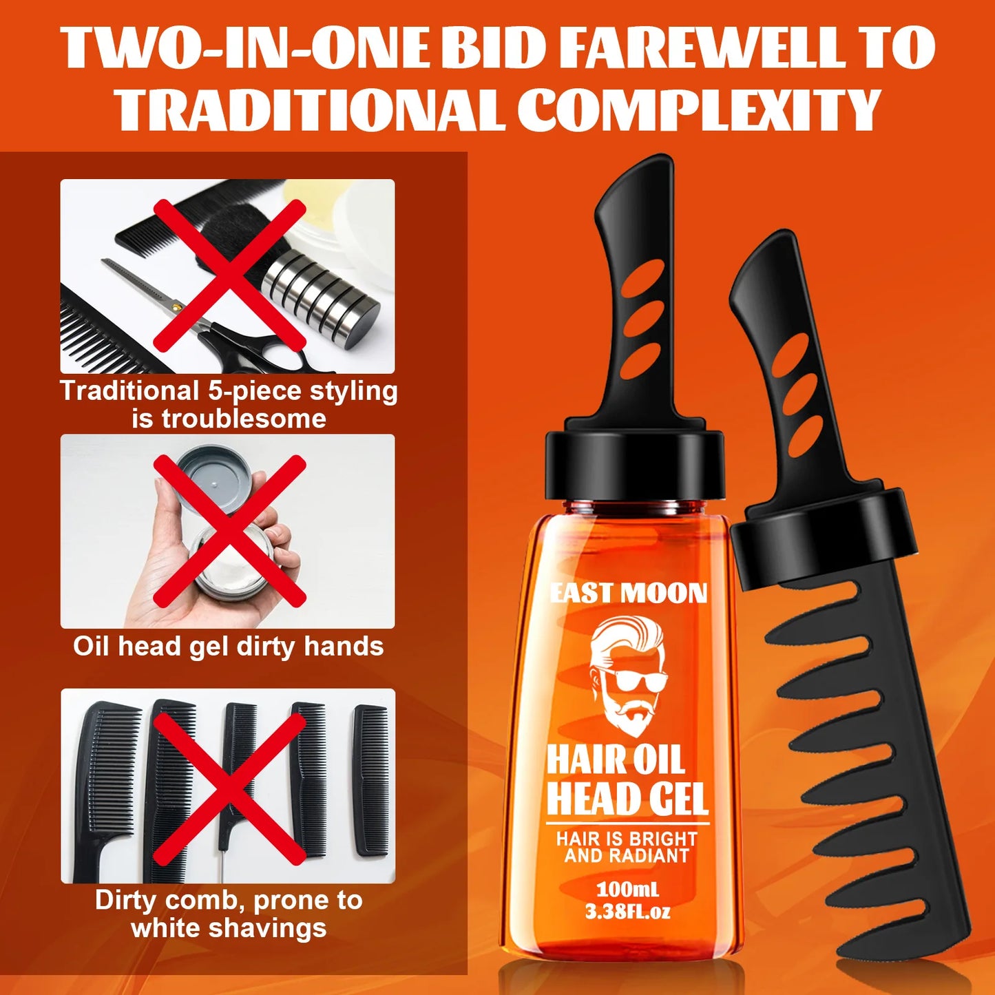 2-in-1 Hair Wax Gel