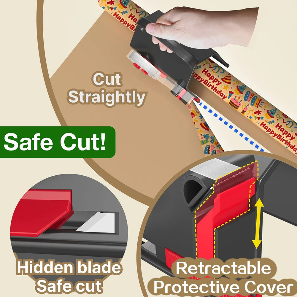 Gift Wrap Cutter & Tape Dispenser