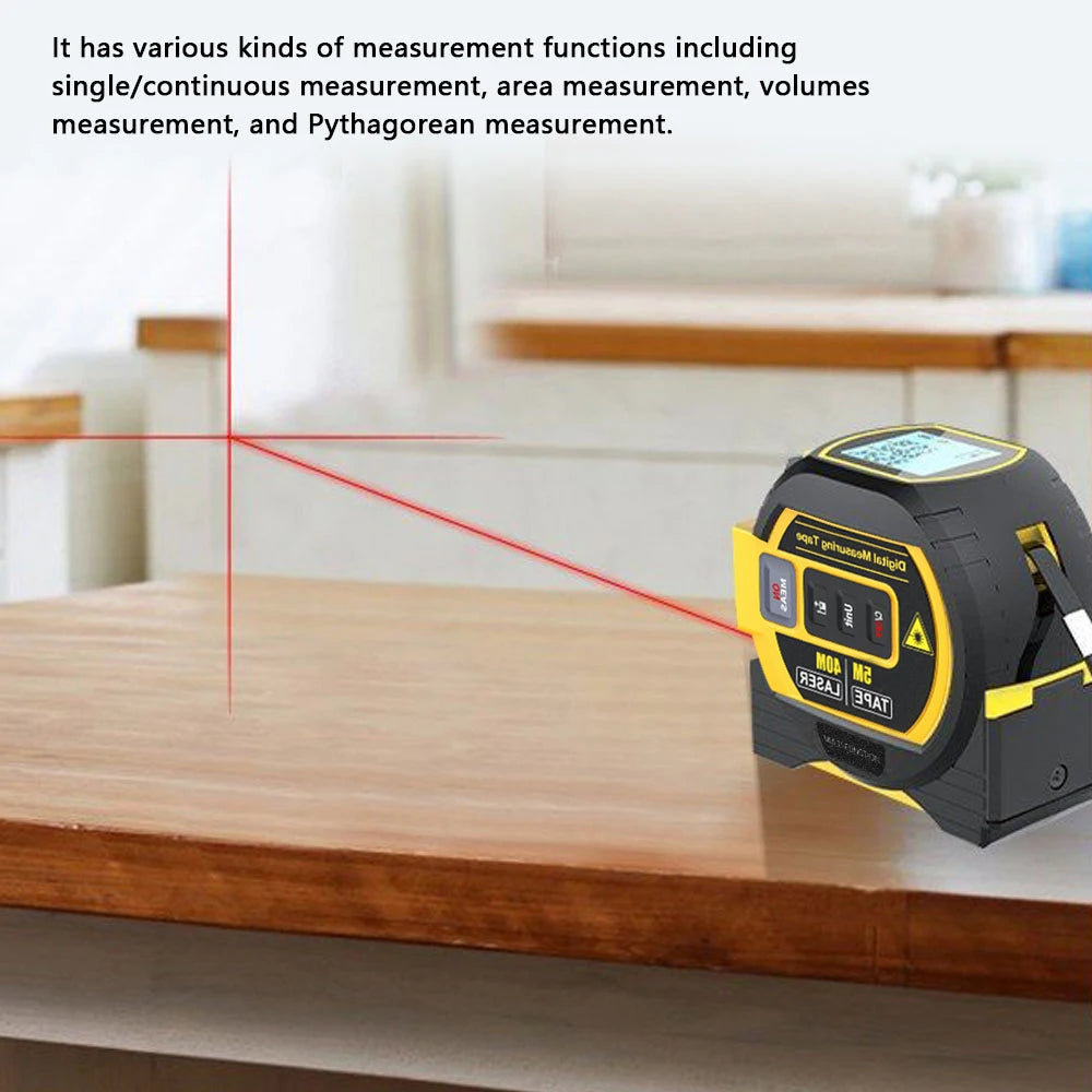 Digital and Laser Measurement Tape