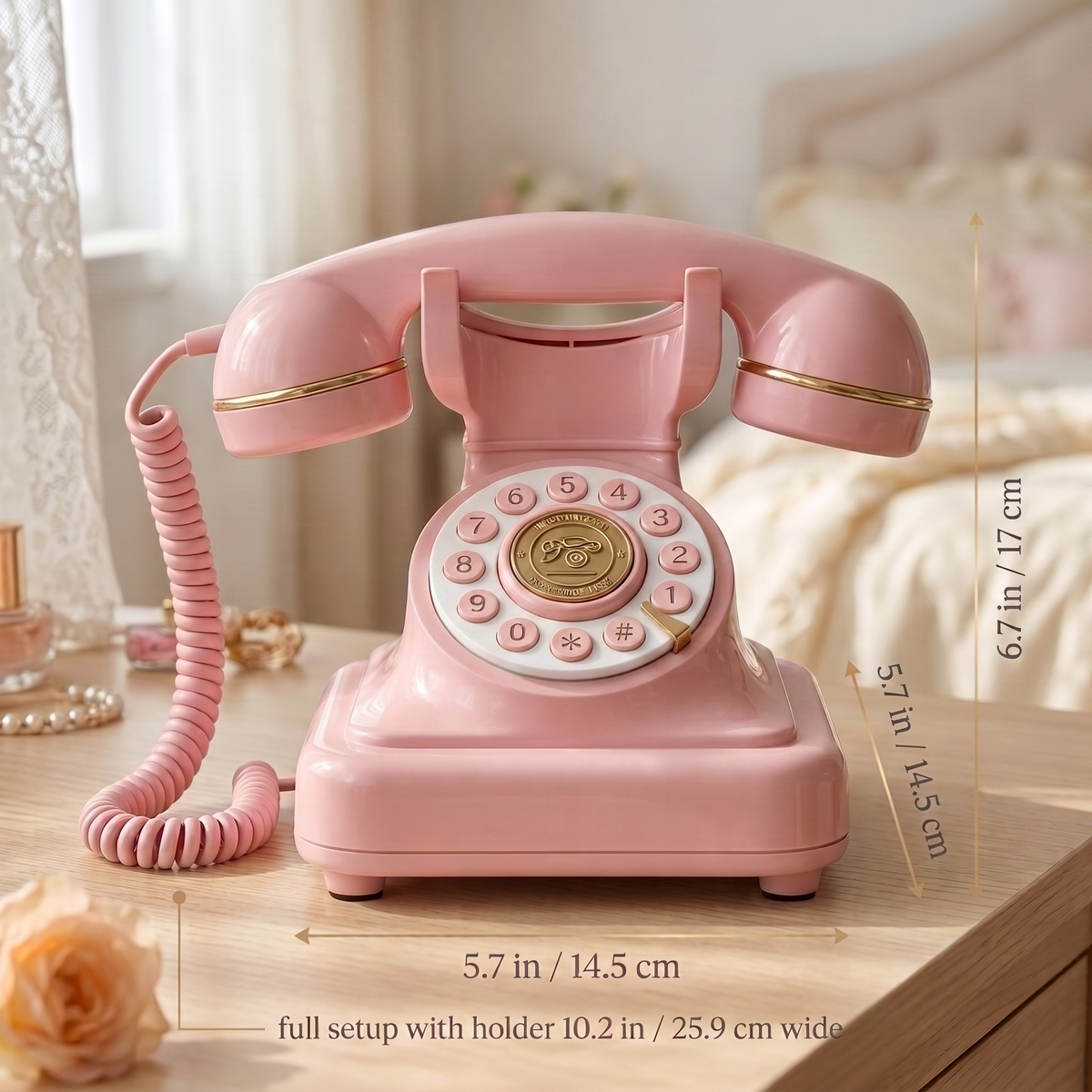 Vintage Bluetooth Rotary Phone