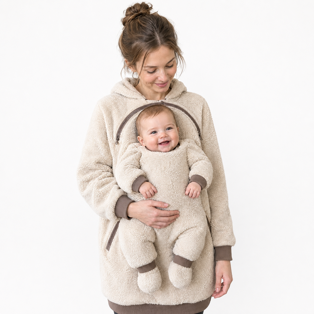 CozyNest Mom & Baby Hoodie
