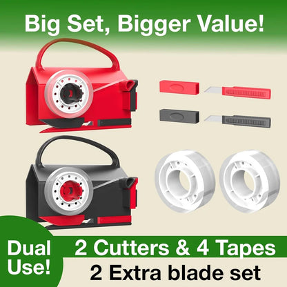 Wrap Paper Cutter & Tape Dispenser