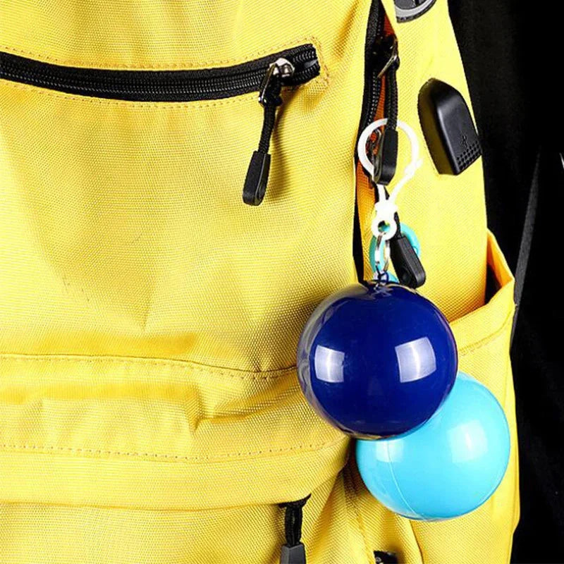 Pocket Sized Raincoat Keychain