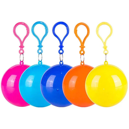 Pocket Sized Raincoat Keychain