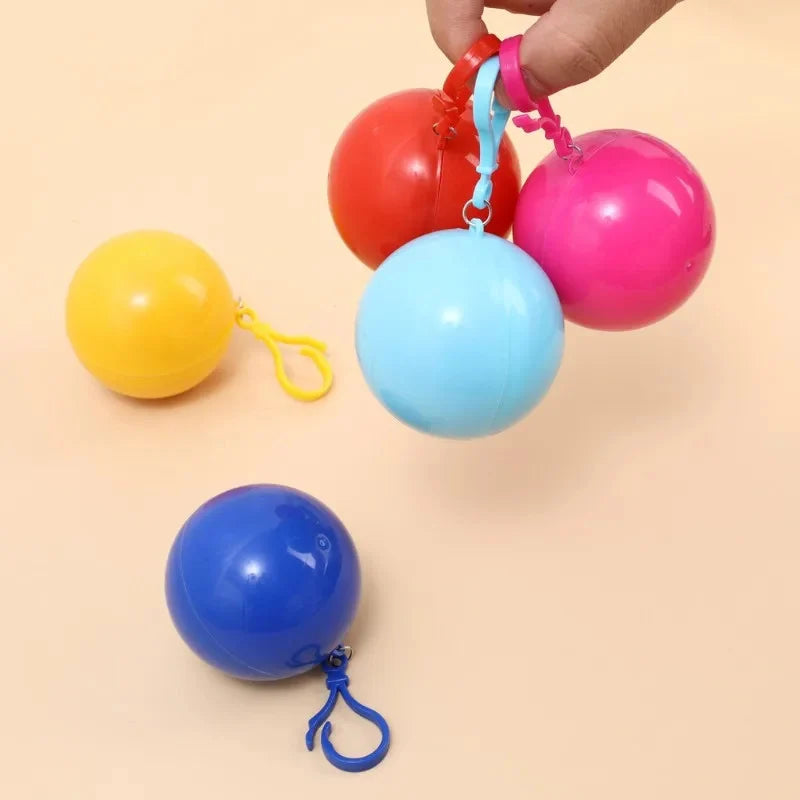 Pocket Sized Raincoat Keychain