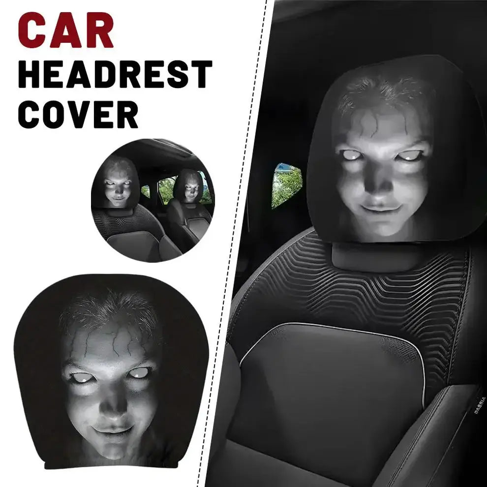 Halloween Decor Car Headrest Covers