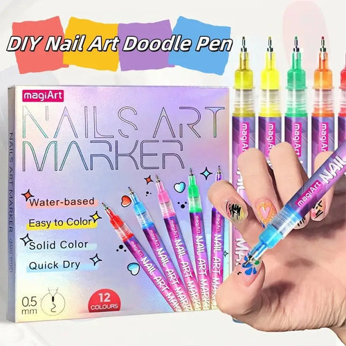 Precision Acrylic Nail Art Pen Set