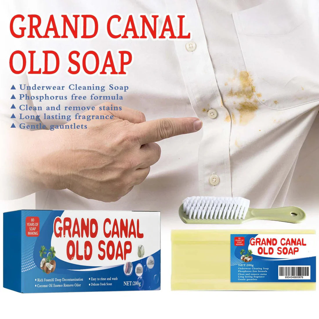 Deep Cleaning Magic Soap + FREE Brush