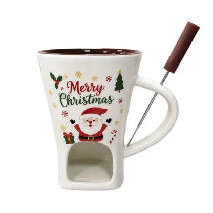 Santa Claus Candle Holder Mug