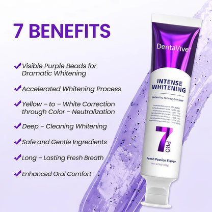 Intense whitening toothpaste