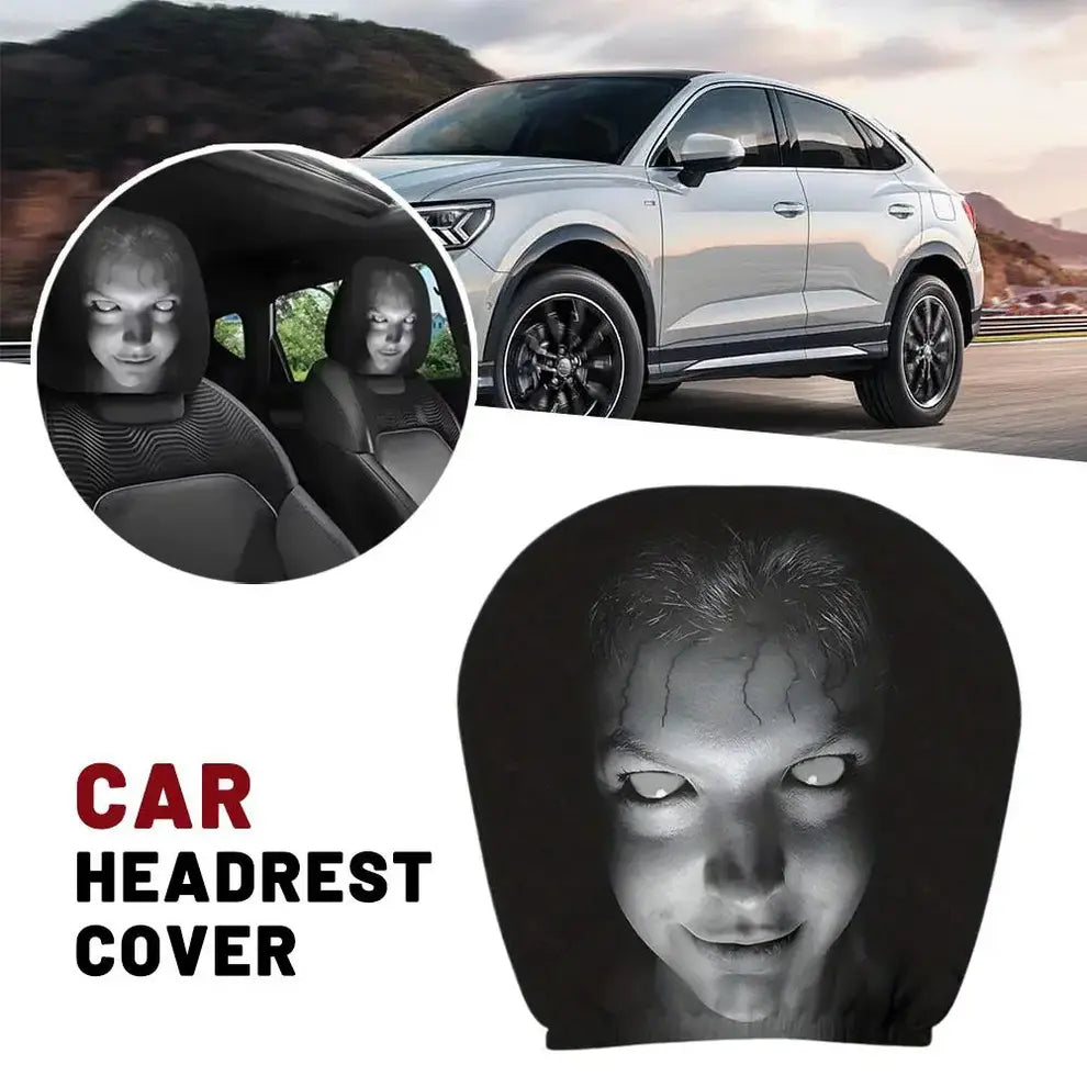 Halloween Decor Car Headrest Covers