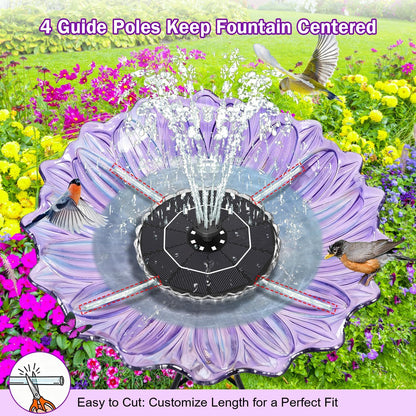 3.5W Solar Fountain for Bird Bath