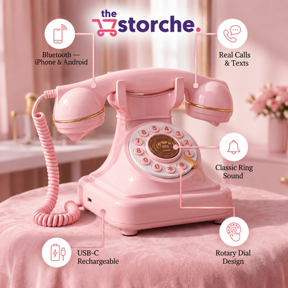 Vintage Bluetooth Rotary Phone