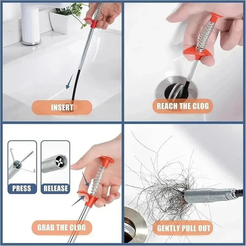 Flexible Drain Clog Remover
