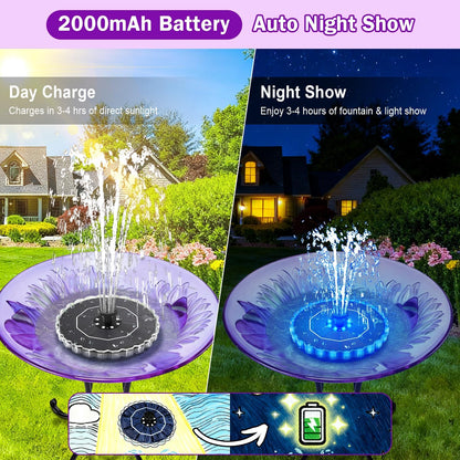 3.5W Solar Fountain for Bird Bath