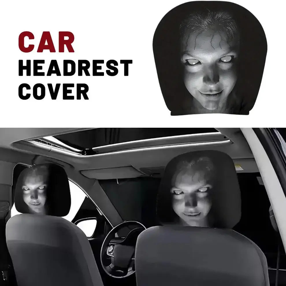 Halloween Decor Car Headrest Covers