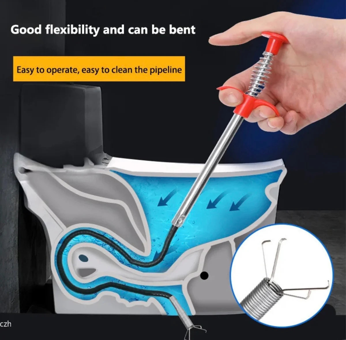 Flexible Drain Clog Remover