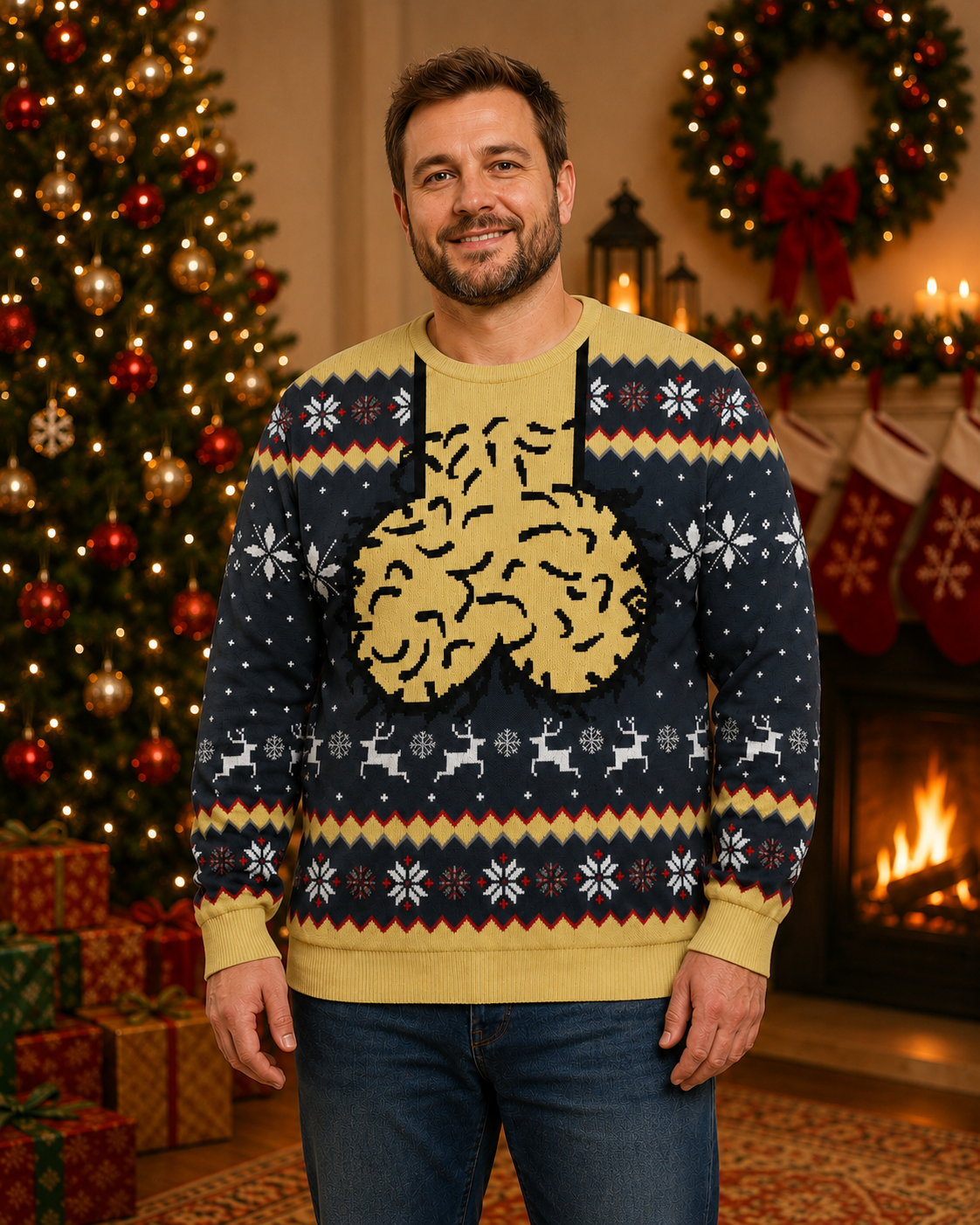 Festive Christmas Knit Sweater