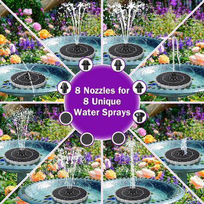 3.5W Solar Fountain for Bird Bath