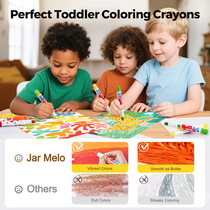 36 Colors TwistJoy Non Toxic Washable Crayon