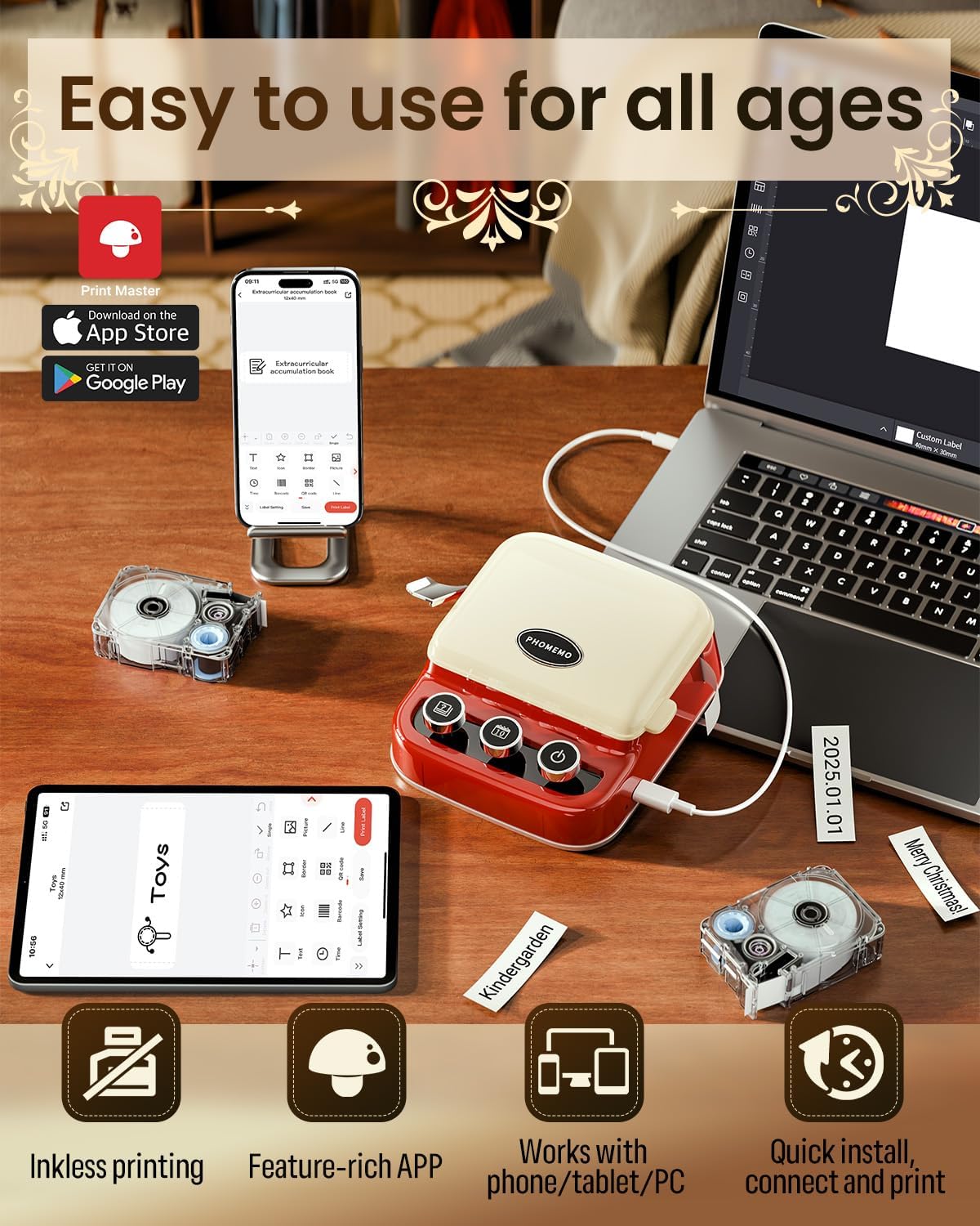 Portable Ribbon Printing Machine