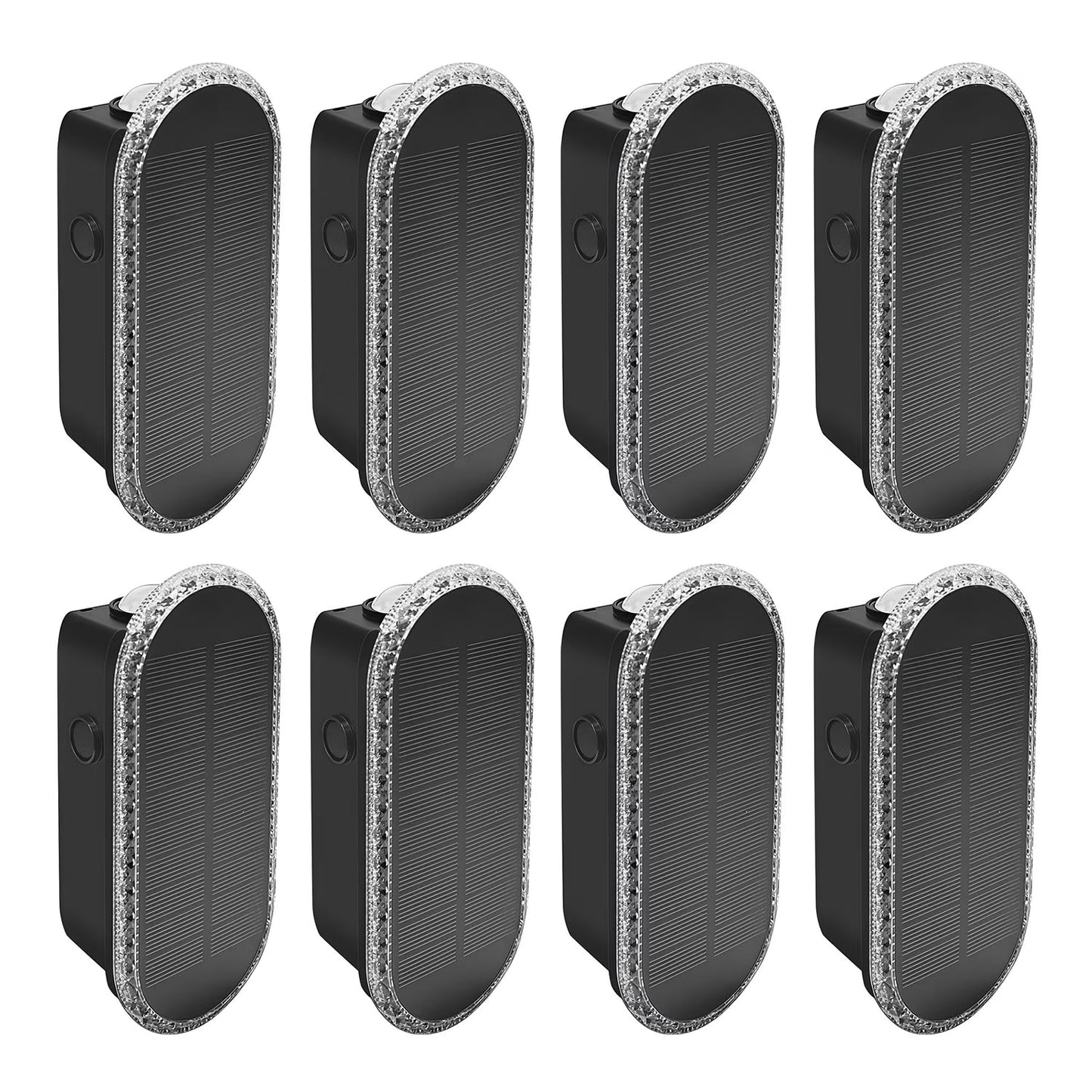 SolarGlow 8 Pack Fence Lights