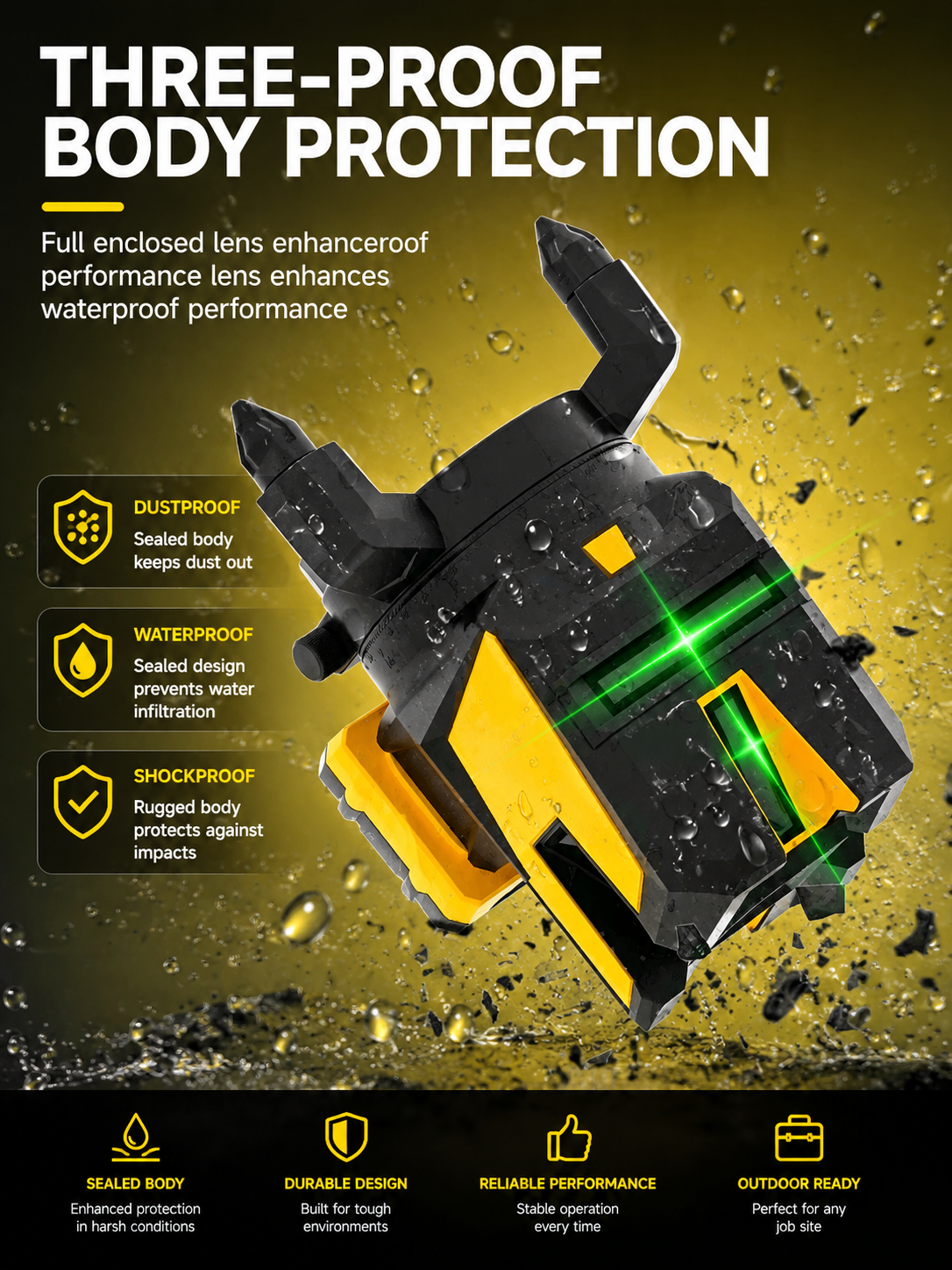 360° Self-Leveling Laser Level