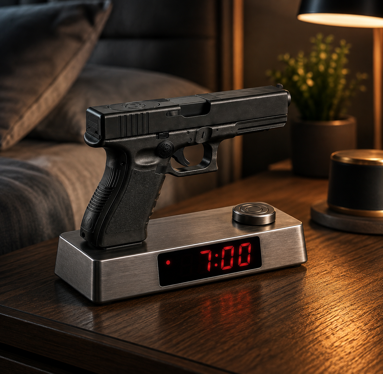 Smart Gun Alarm Clock