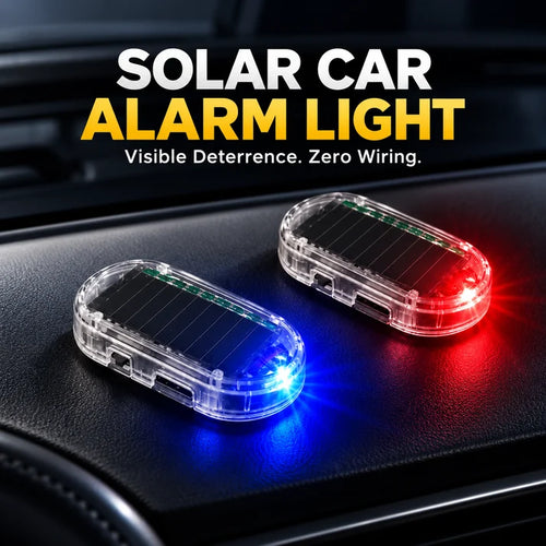 Solar Powered LED Car Security Warning Light