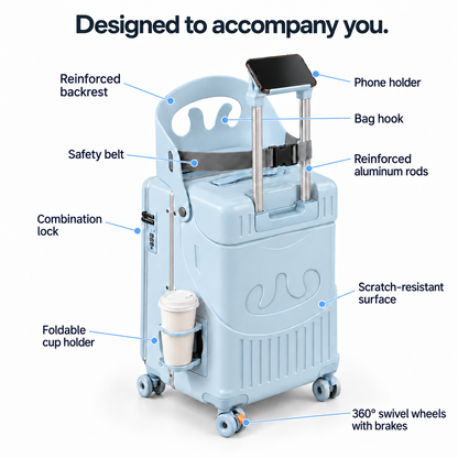 TravelMate Ride On Suitcase
