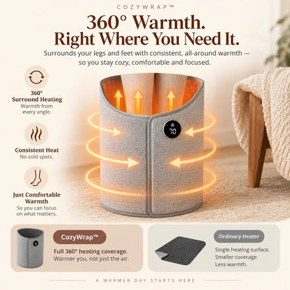 Portable Electric Heated Foot Warmer