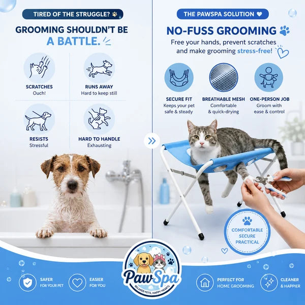 The Storche™ Foldable Pet Bath & Grooming Stand