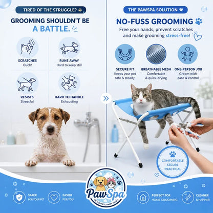The Storche™ Foldable Pet Bath & Grooming Stand