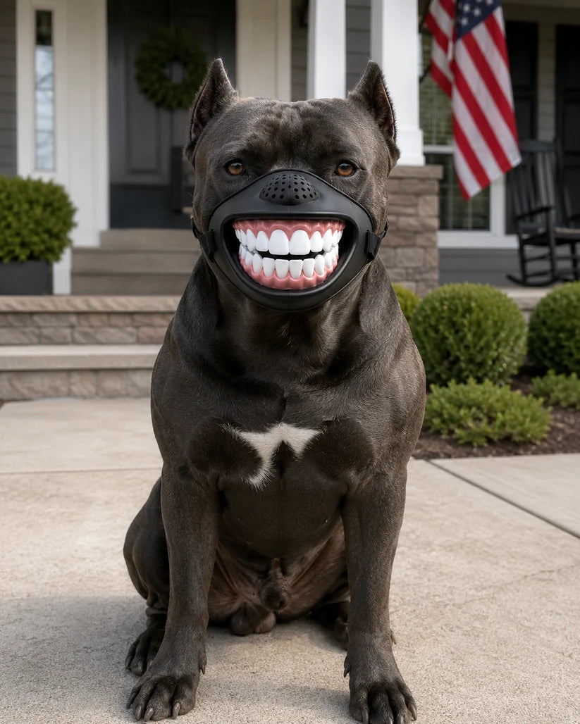 Funny Dog Teeth Muzzle