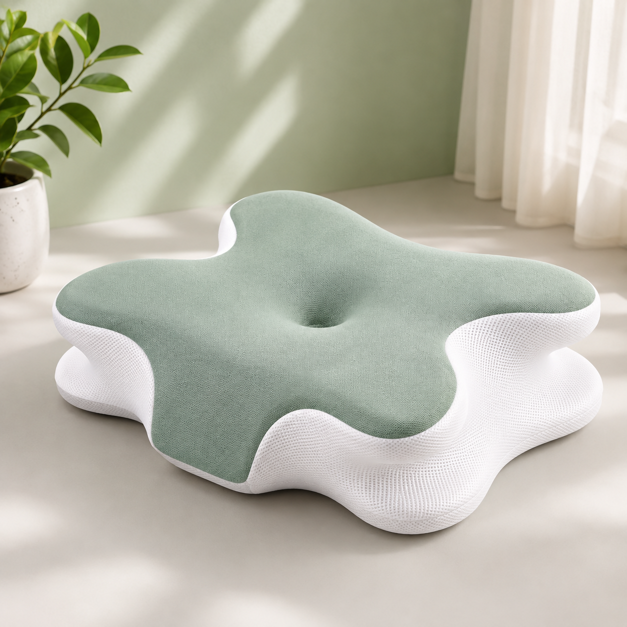 The Storche Cooling Butterfly Memory Foam Pillow