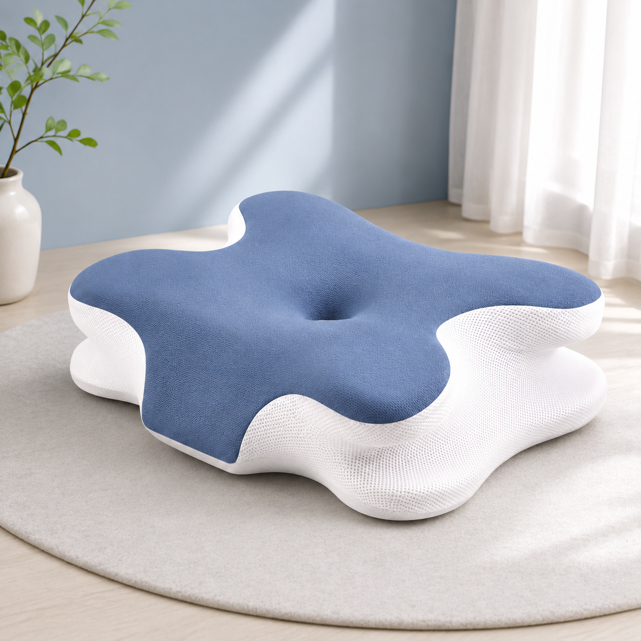 The Storche Cooling Butterfly Memory Foam Pillow