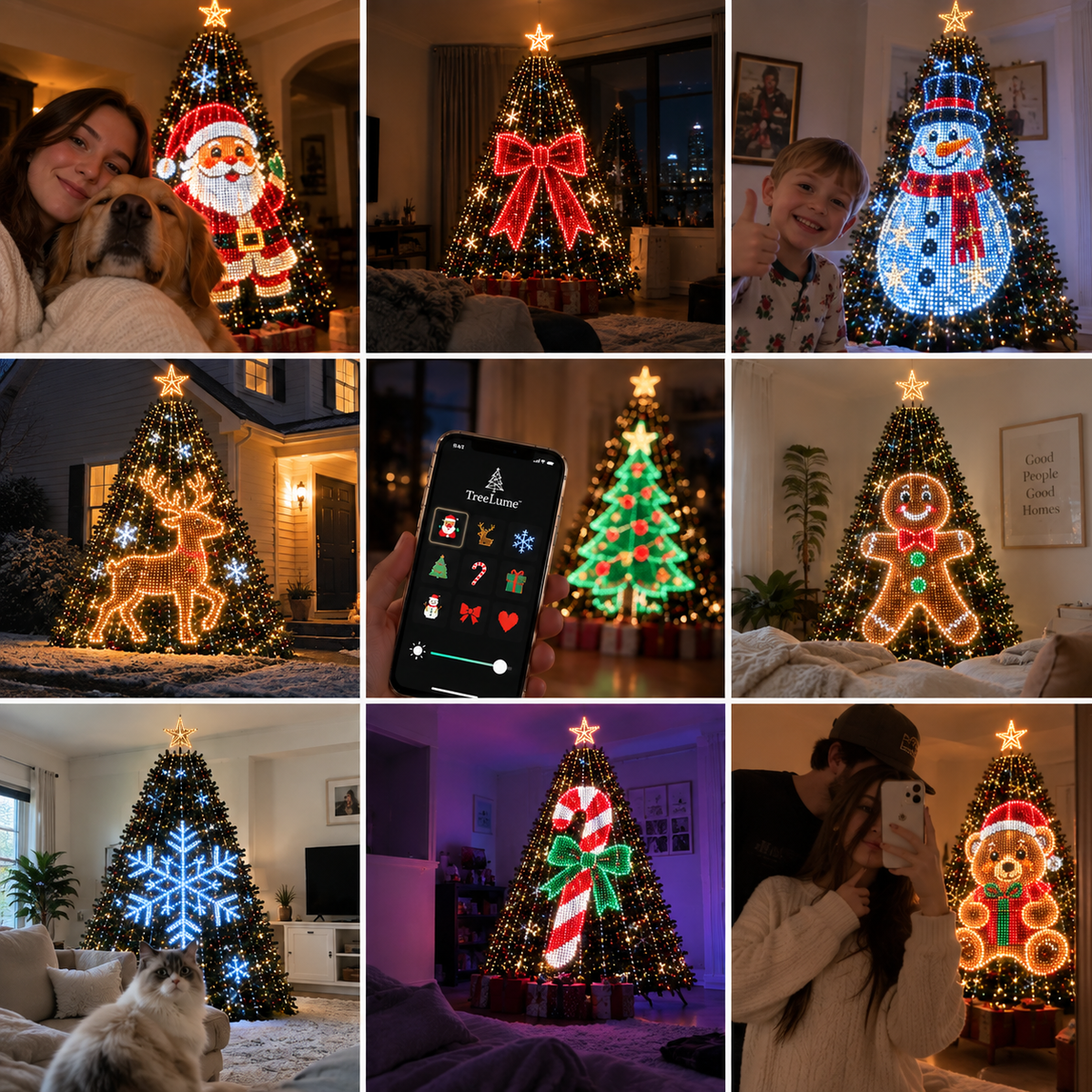Smart Christmas Tree LED Lights