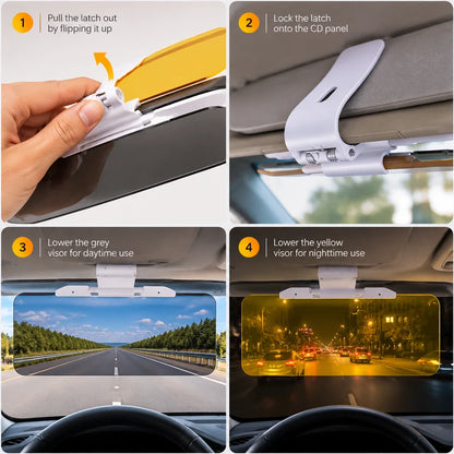 Adjustable Car Sun Visor Extender