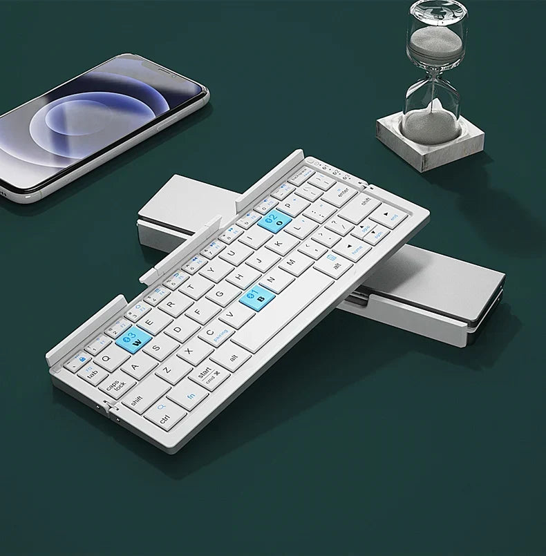 Compact Multi-Device Wireless Keyboard